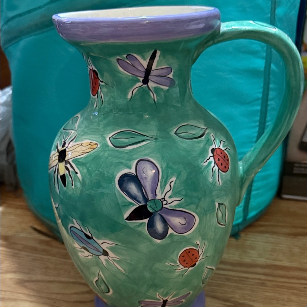 Hand Painted Ceramic Water Picture